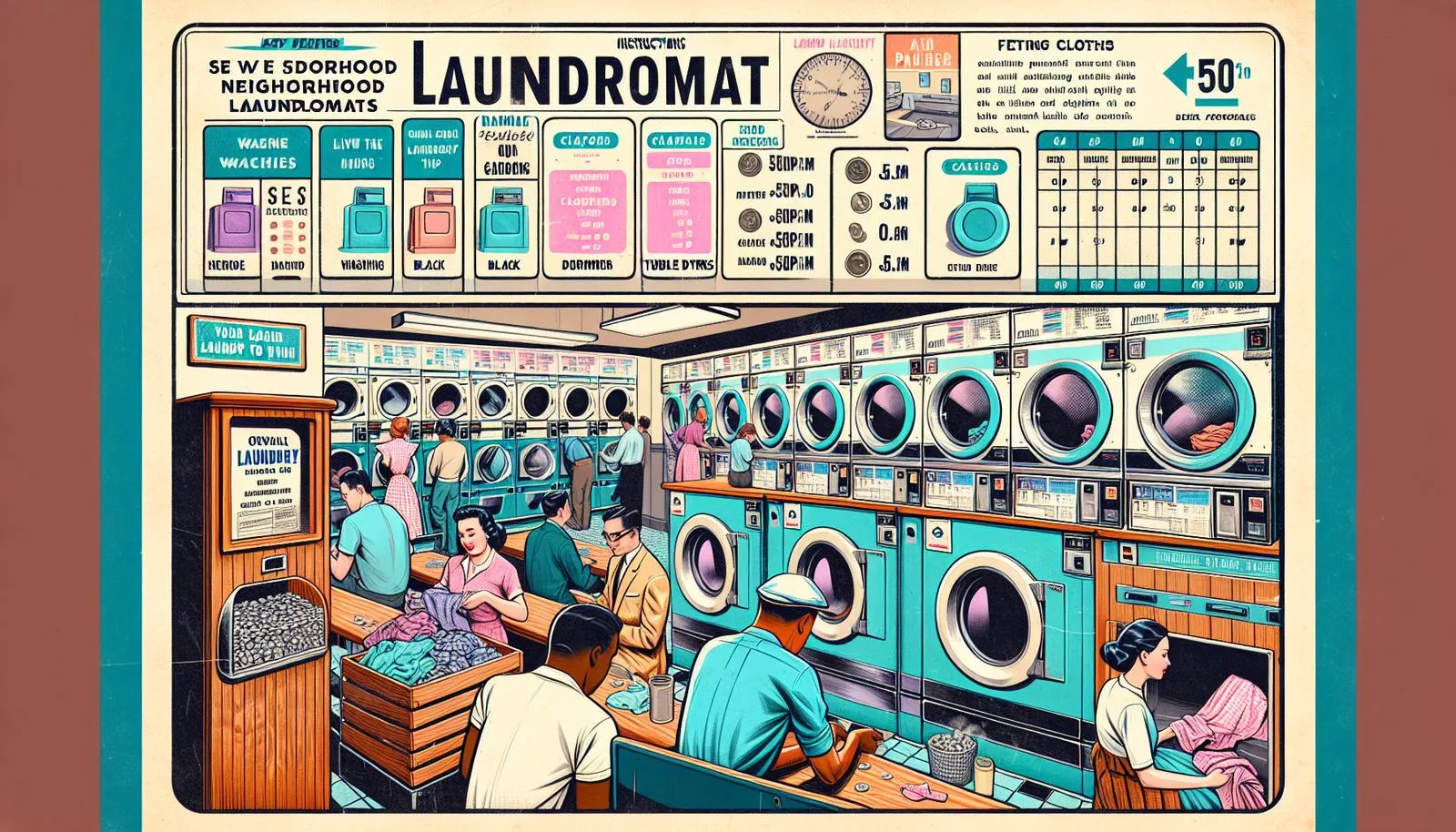 How to use a Laundromat Guide